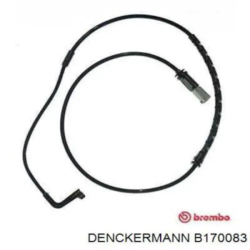 B170083 Denckermann contacto de aviso, desgaste de los frenos, trasero