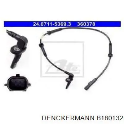 V46-72-0165 Vemo sensor abs delantero