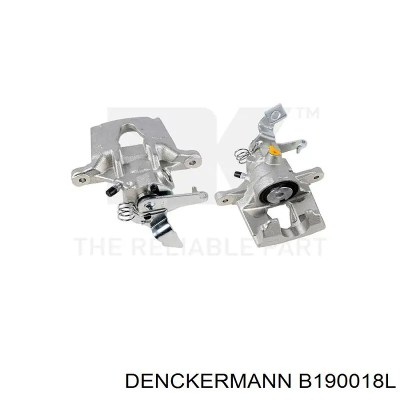 B190018L Denckermann pinza de freno trasera izquierda