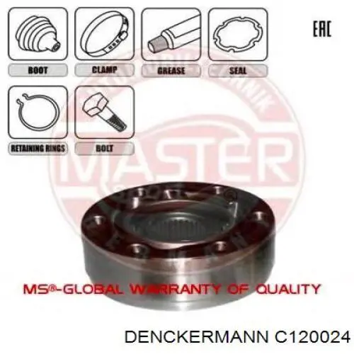 Comprar C120024 Denckermann Junta homocinética interna delantera