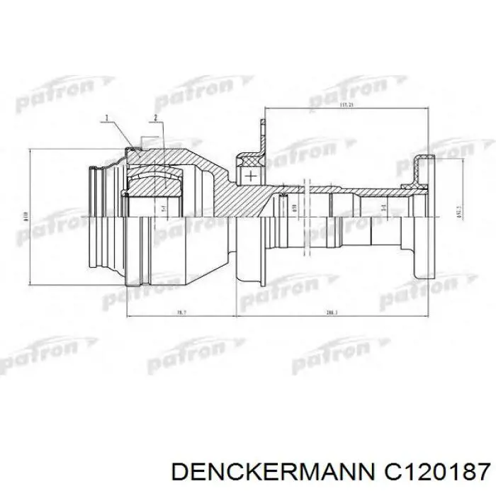 Comprar 11795 Fare Junta homocinética interna delantera derecha
