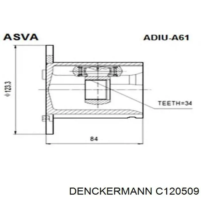 Comprar C120509 Denckermann Junta homocinética interna delantera