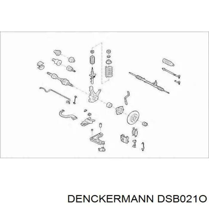 DSB021O Denckermann amortiguador delantero