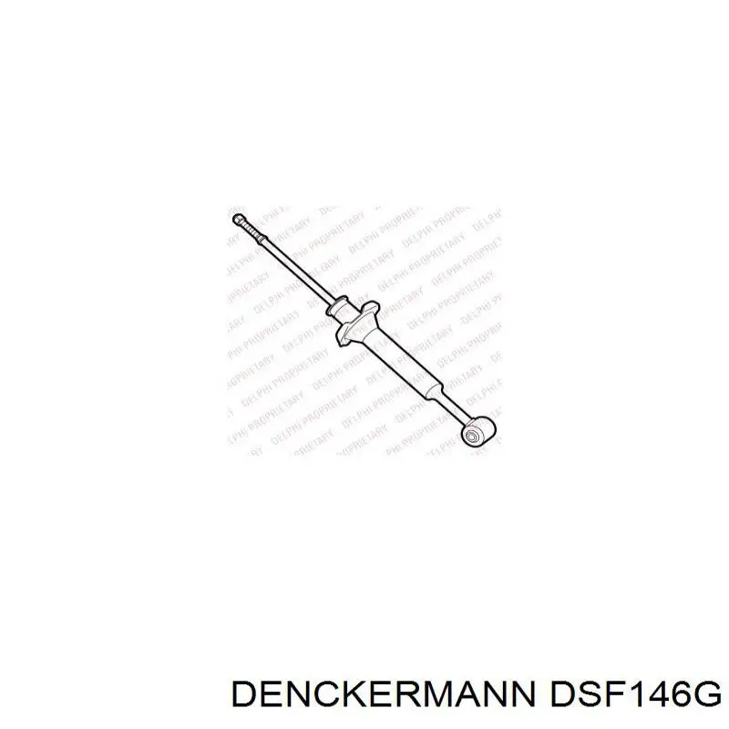 DSF146G Denckermann amortiguador trasero