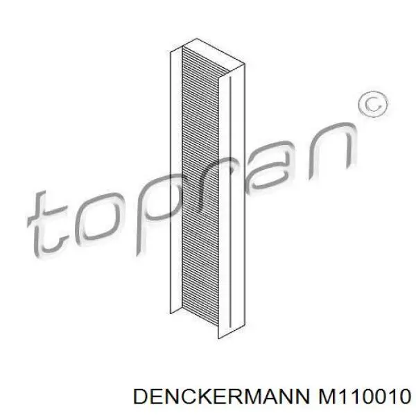 M110010 Denckermann filtro de habitáculo