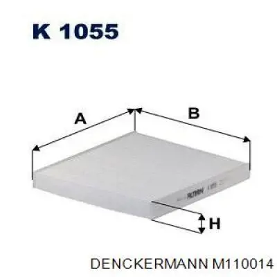 Filtro de polen Denckermann M110014