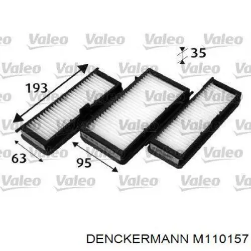 Comprar M110157 Denckermann Filtro de aire del habitáculo