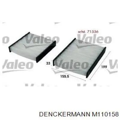 Filtro de cabina Denckermann M110158 precio, desde 8,62 EUR