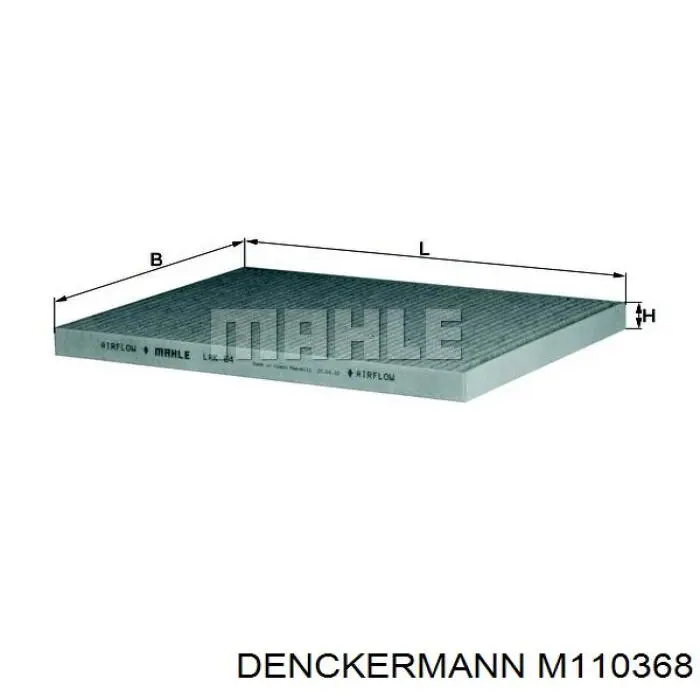 M110368 Denckermann filtro de habitáculo