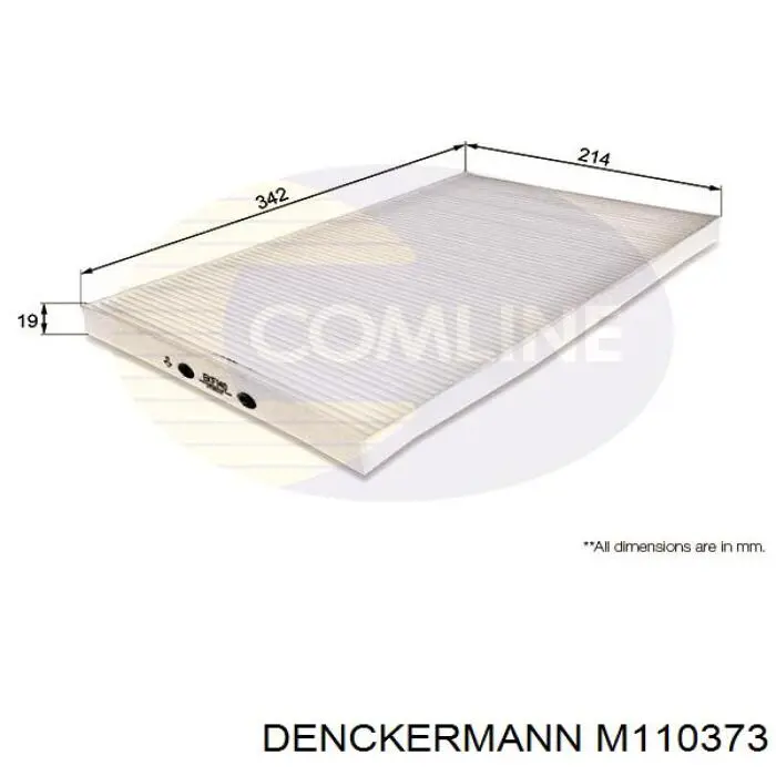 M110373 Denckermann filtro habitáculo