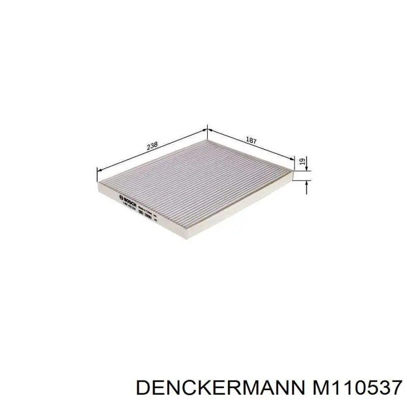 M110537 Denckermann filtro de habitáculo