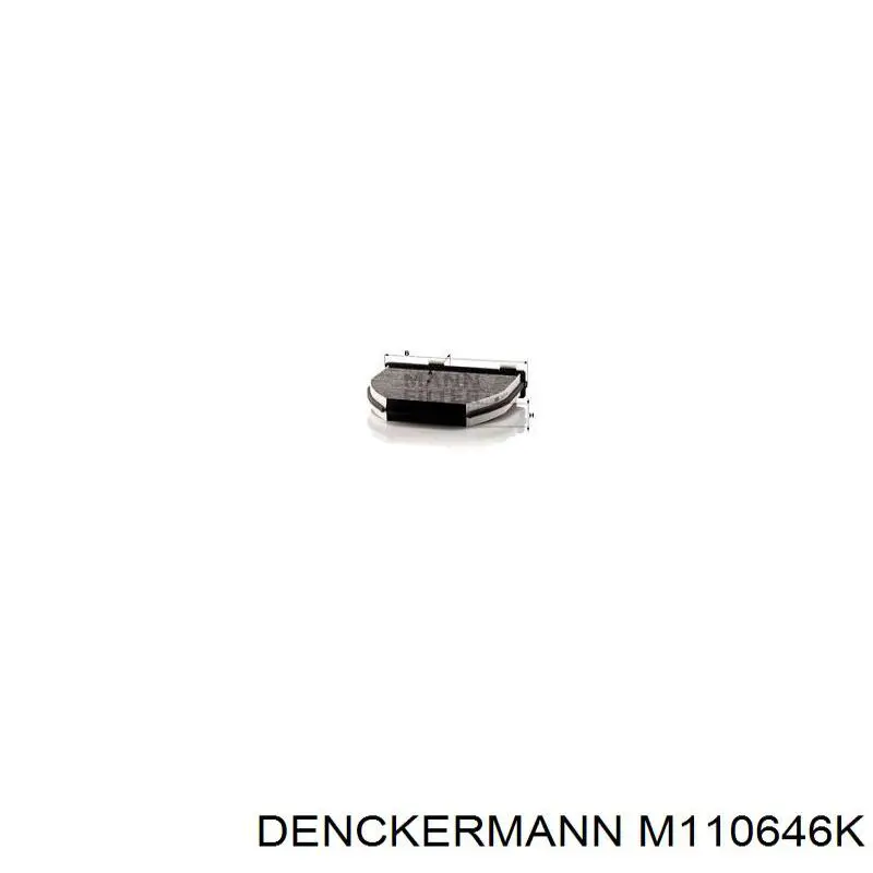 M110646K Denckermann Filtro antipolen