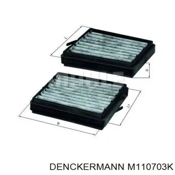 M110703K Denckermann filtro habitáculo