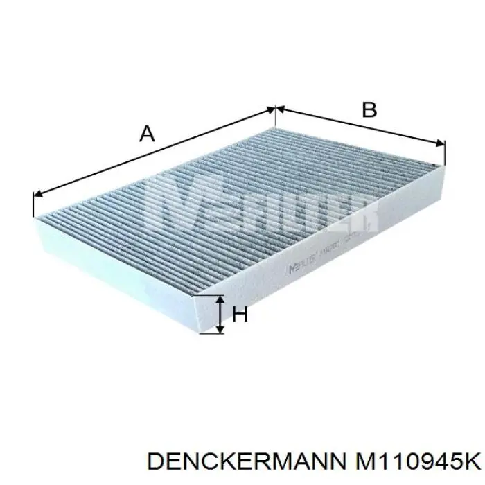 M110945K Denckermann filtro de habitáculo