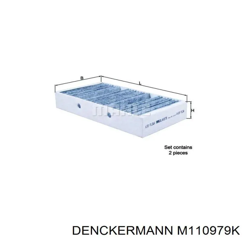 M110979K Denckermann filtro habitáculo
