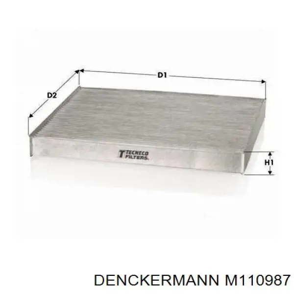 M110987 Denckermann filtro habitáculo