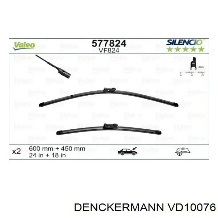 VD10076 Denckermann limpiaparabrisas