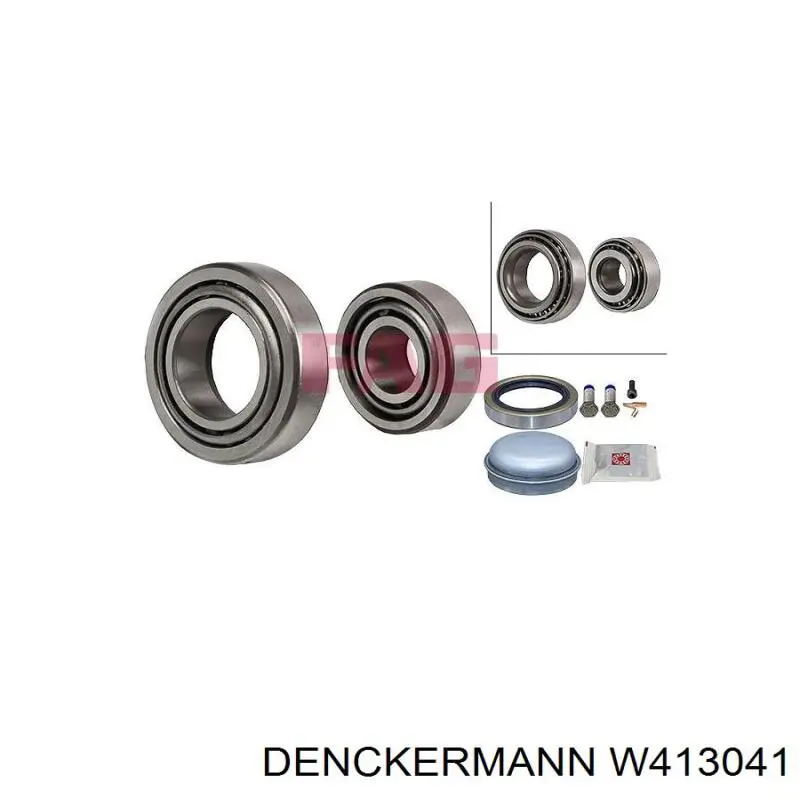 Cojinete de rueda delantero DENCKERMANN W413041