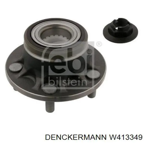 W413349 Denckermann cubo de rueda trasero