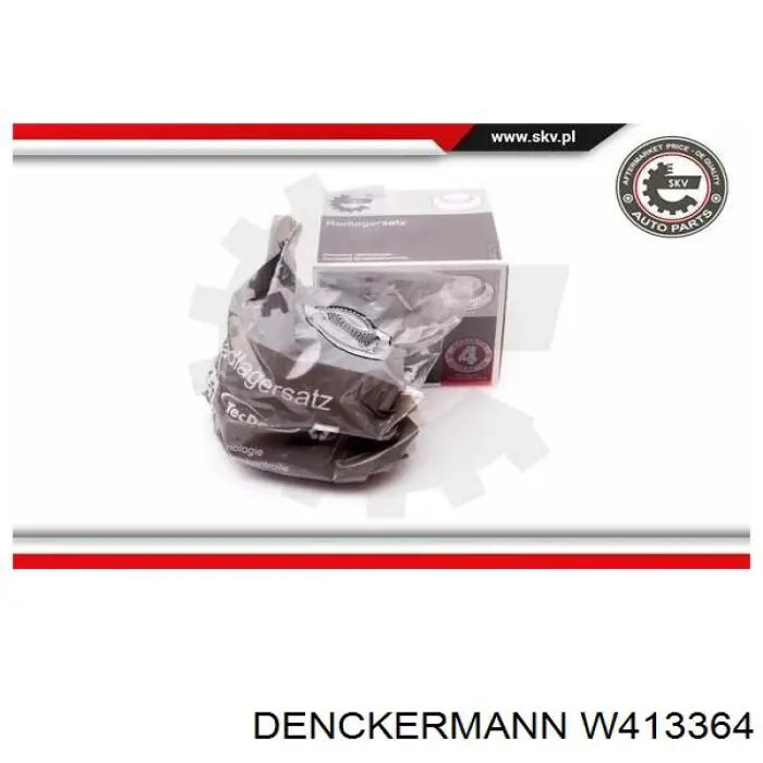 Cubo de rueda delantero DENCKERMANN W413364
