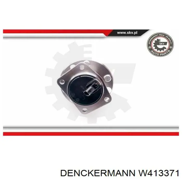 W413371 Denckermann cubo de rueda trasero