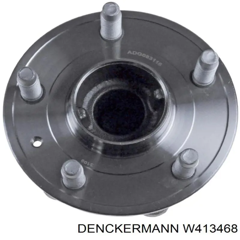 W413468 Denckermann cubo de rueda trasero
