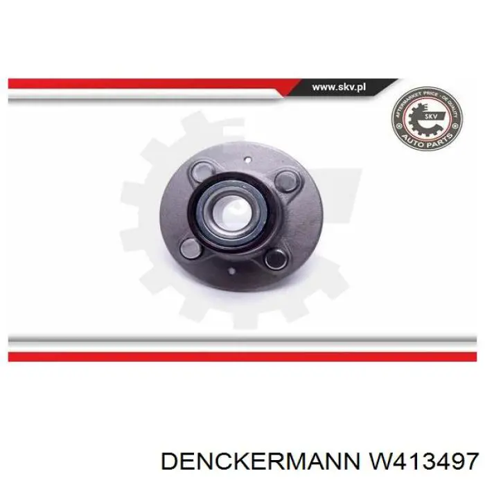 W413497 Denckermann cubo de rueda trasero