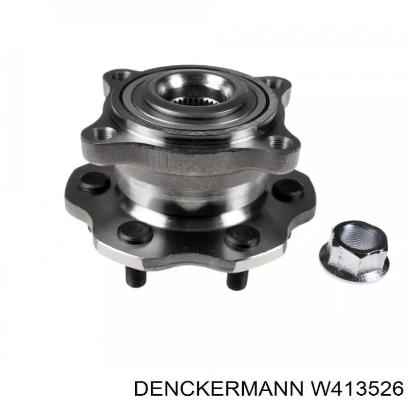 W413526 Denckermann cubo de rueda trasero