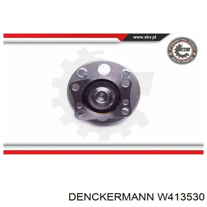 W413530 Denckermann cubo de rueda trasero