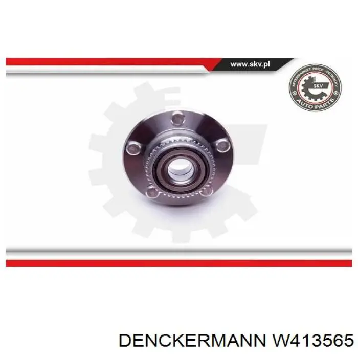 W413565 Denckermann cubo de rueda trasero