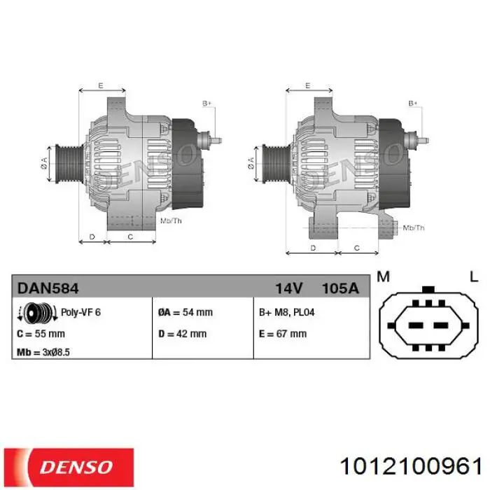Comprar 1012100961 Opel 