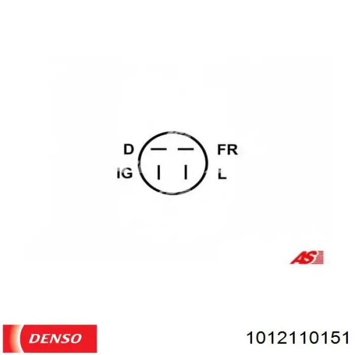 Alternador 1012110151 Denso