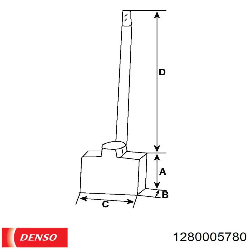 1280005780 Denso motor de arranque