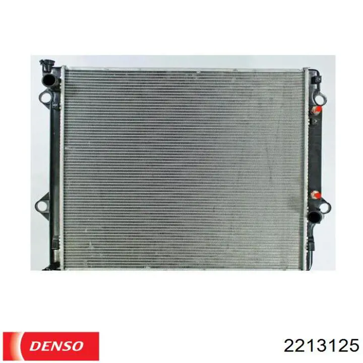 2213125 Denso radiador refrigeración del motor