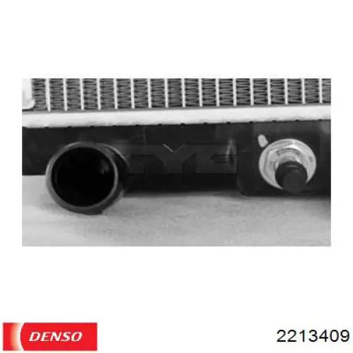 2213409 Denso radiador refrigeración del motor