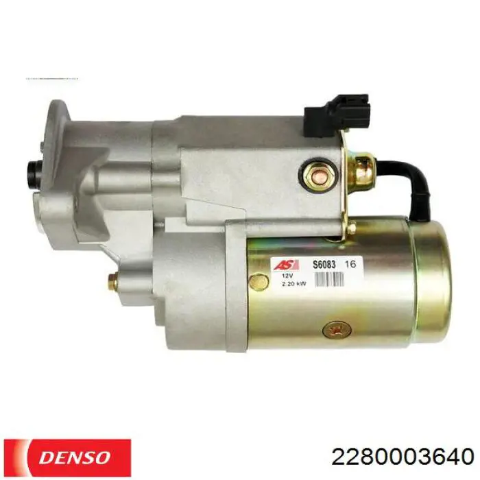 Motor de arranque 2280009221 Toyota