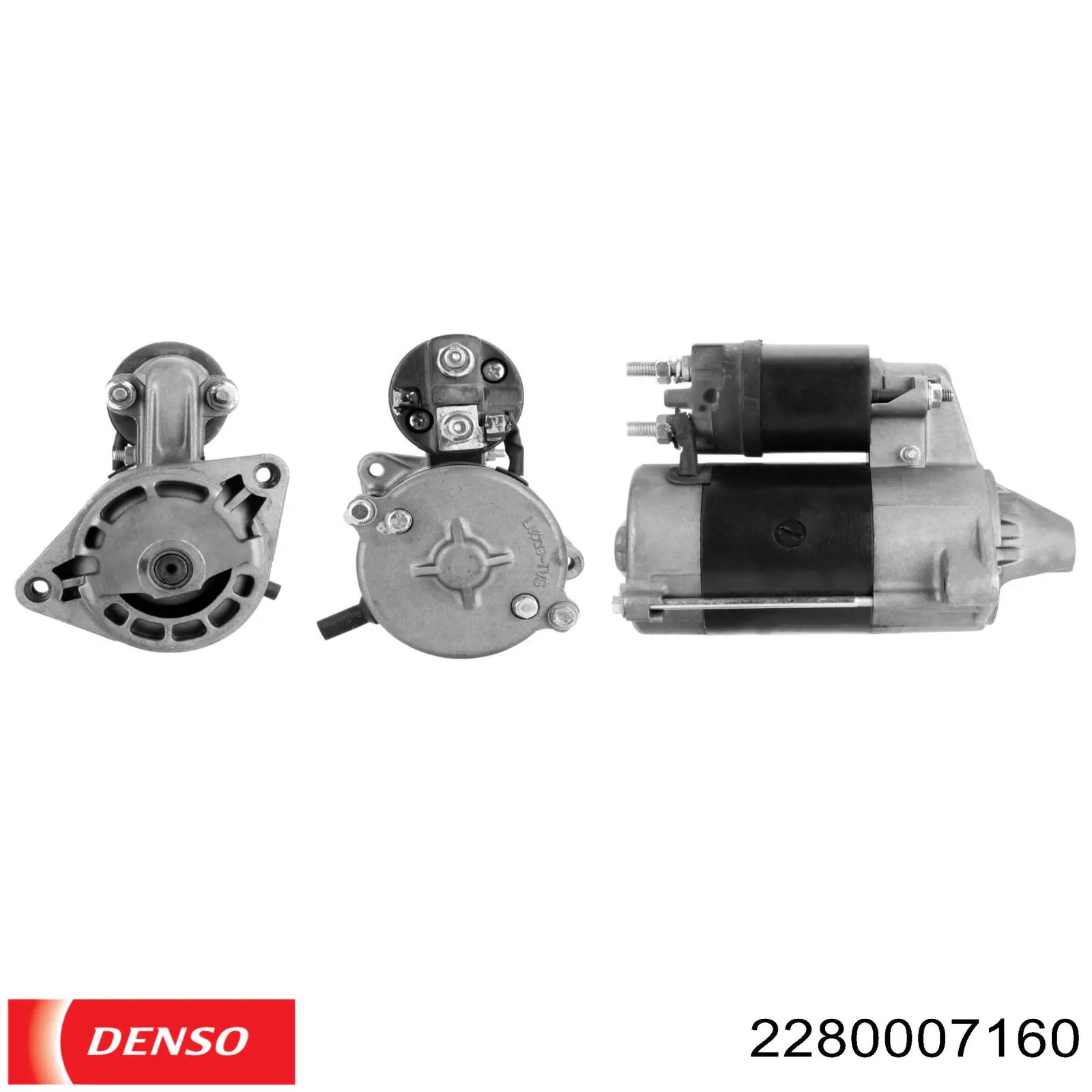 2280007160 Denso motor de arranque