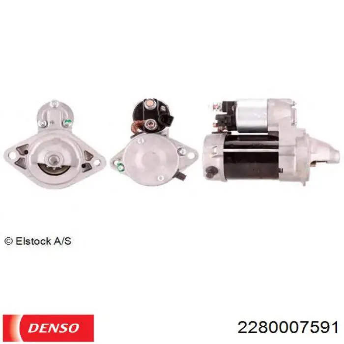 2280007591 Denso motor de arranque