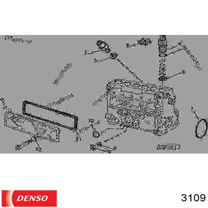 3109 Denso Bujía de ignición