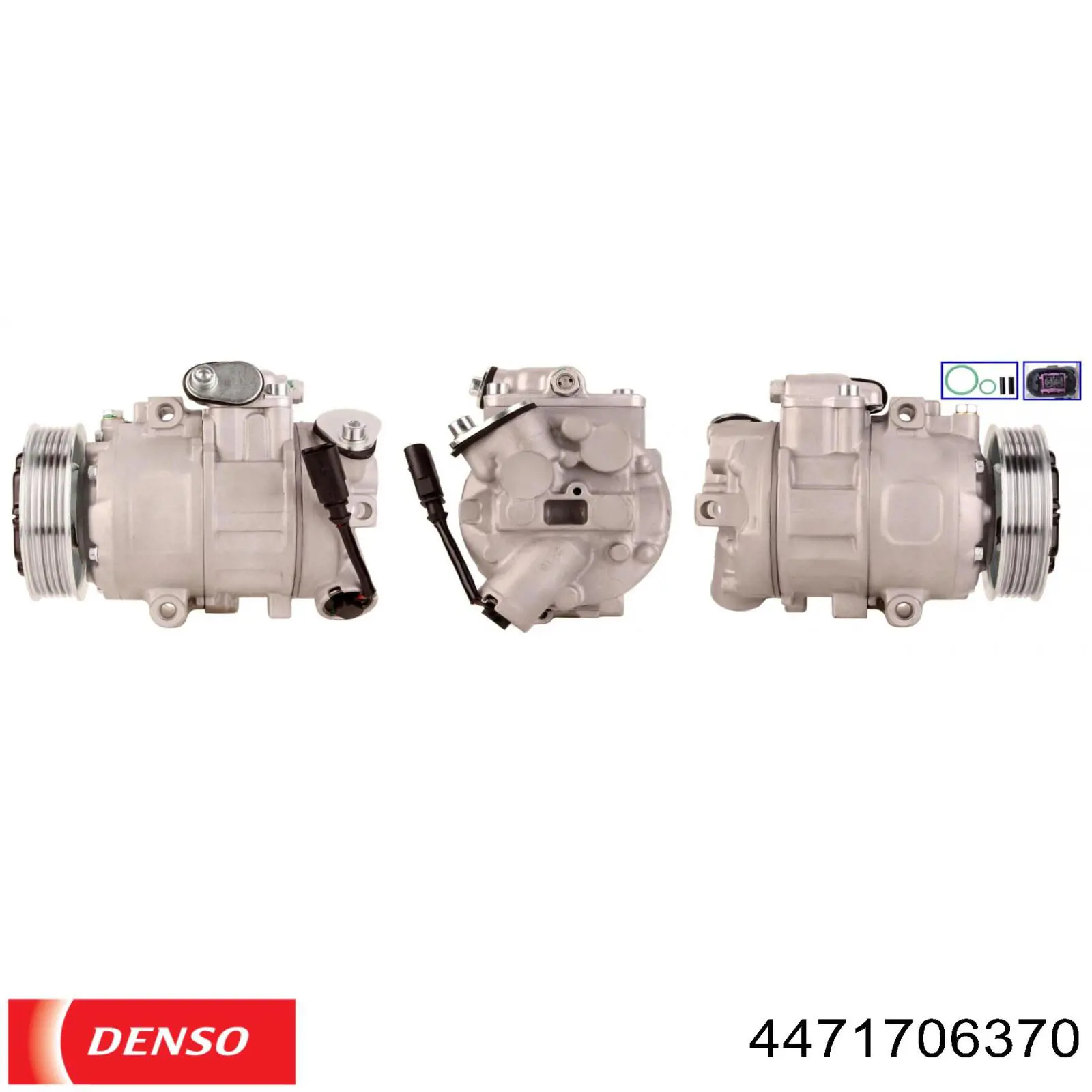 447170-6370 Denso compresor de aire acondicionado