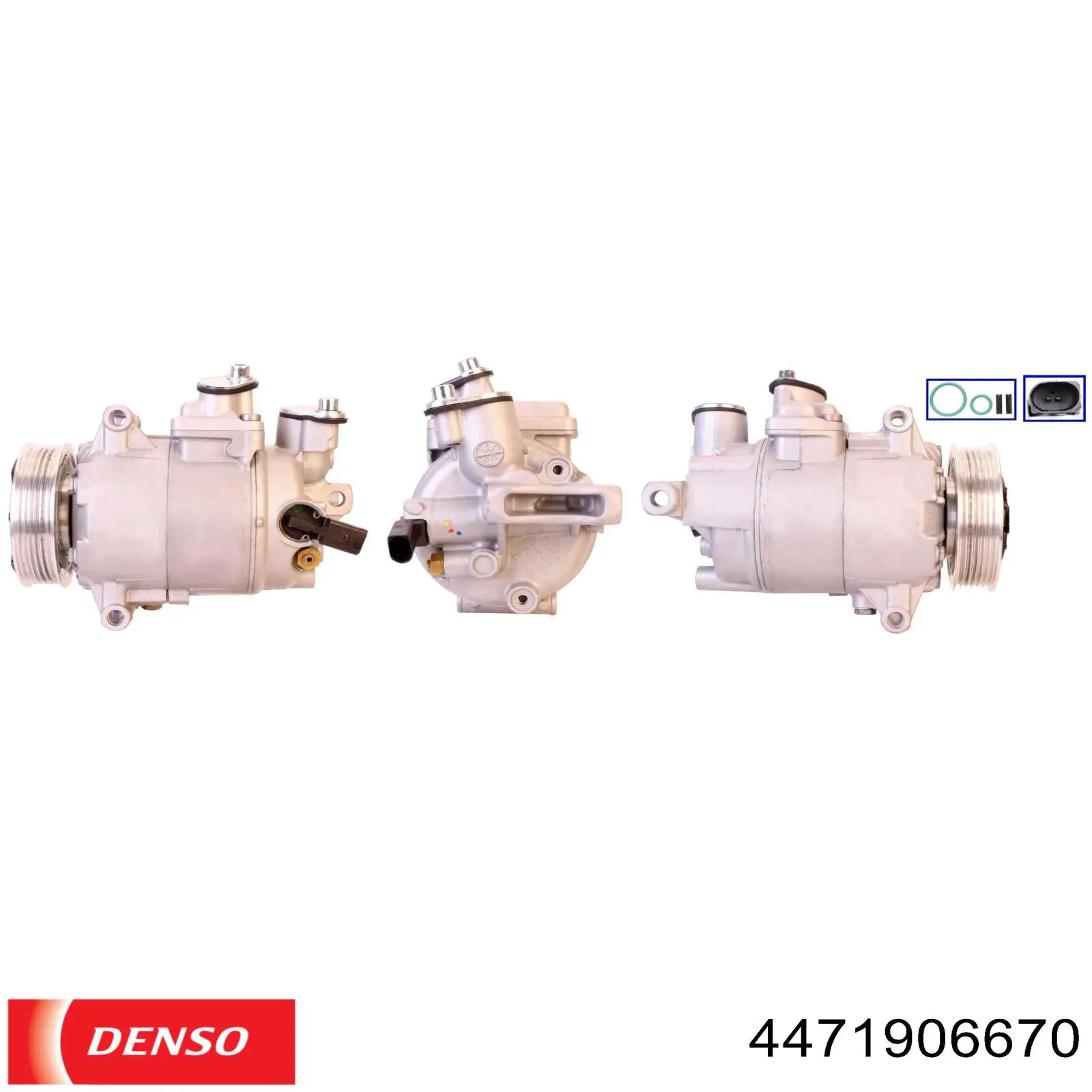 4471906670 Denso compresor de aire acondicionado