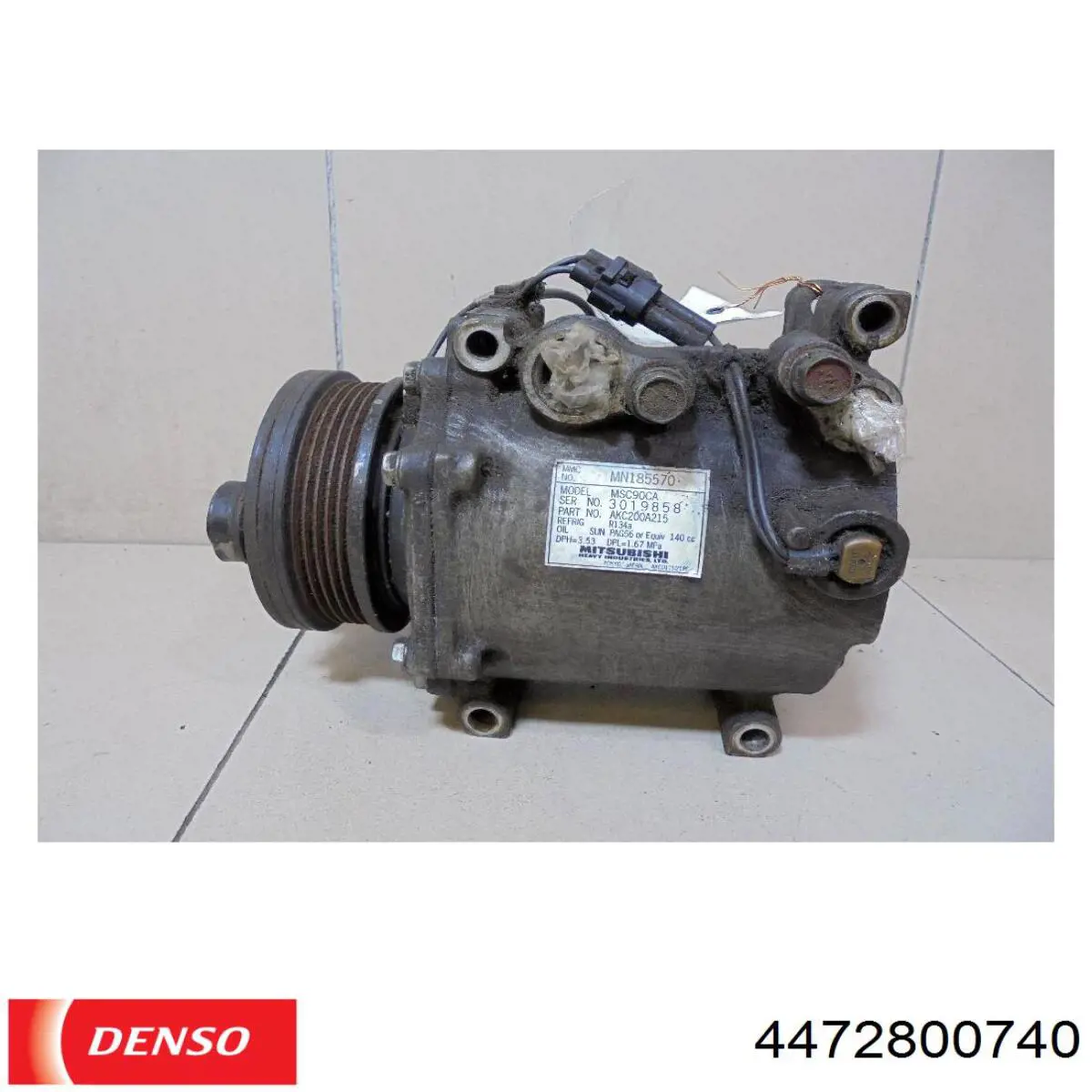 4472800740 Denso compresor de aire acondicionado