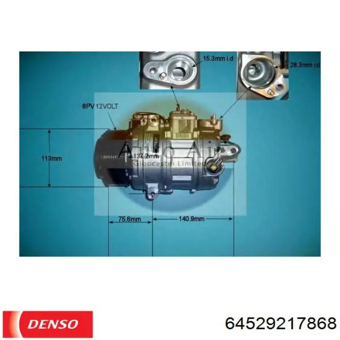 64529217868 Denso compresor de aire acondicionado