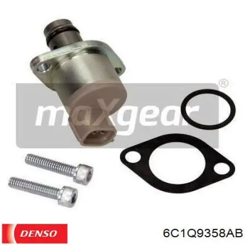 6C1Q9358AB Denso válvula reguladora de presión common-rail-system