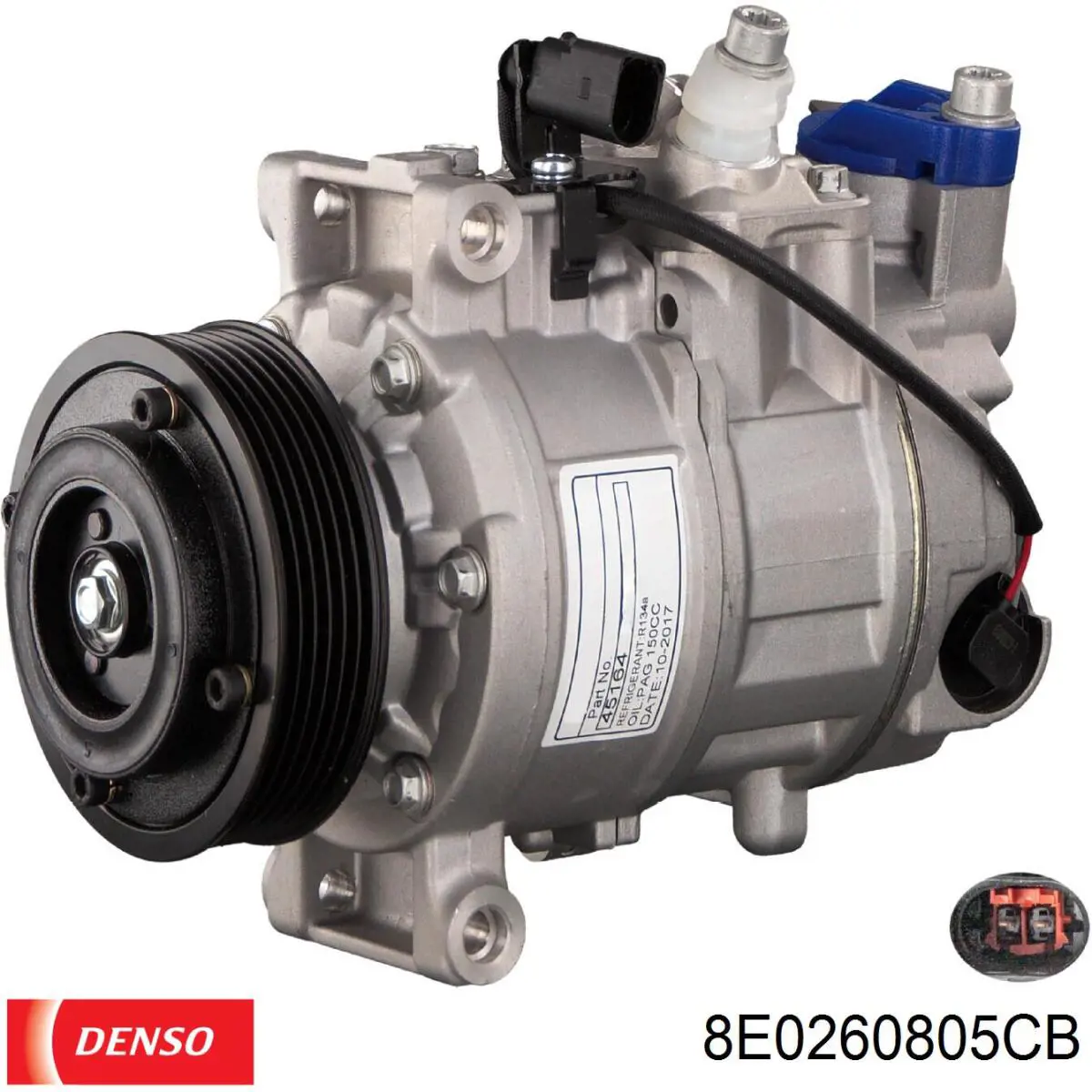 8E0260805CB Denso compresor de aire acondicionado