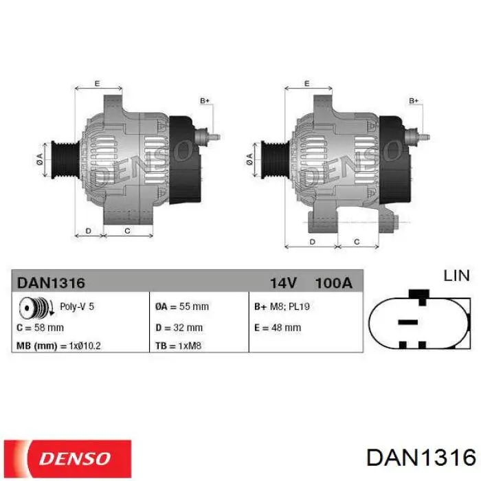 Alternador del motor Suzuki 3140061M00000 precio, desde 158,27 EUR