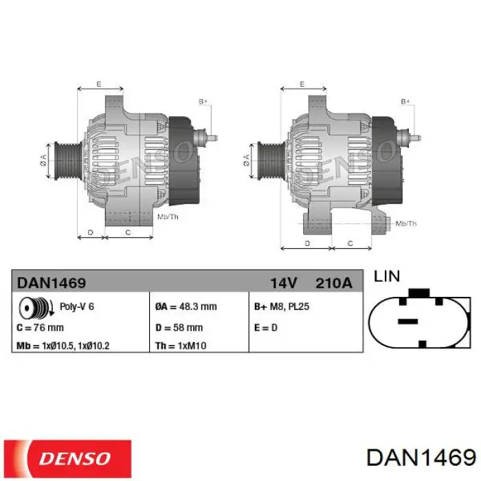 Alternador A6590S AS/Auto Storm