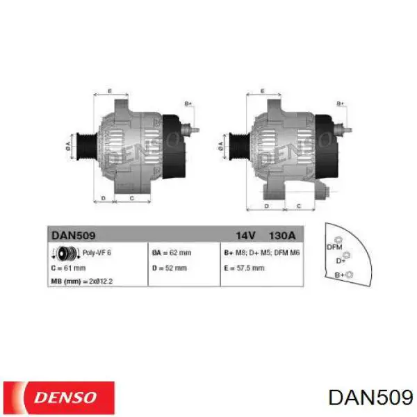 Generador Bosch 0986048801