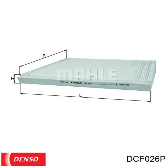 DCF026P Denso filtro de habitáculo