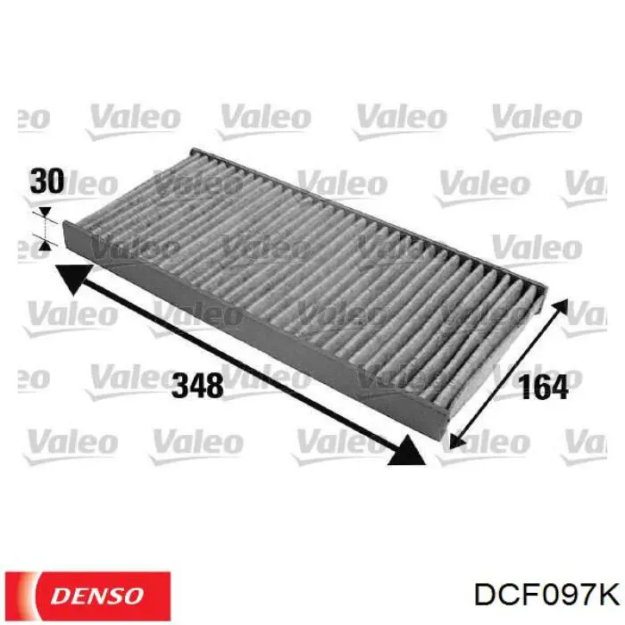 DCF097K Denso filtro de habitáculo